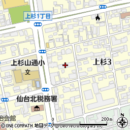 株式会社サネックス　仙台営業所周辺の地図