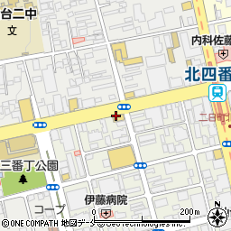 菱中建設株式会社　東北支社周辺の地図