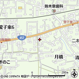宮城県仙台市青葉区下愛子月橋28周辺の地図