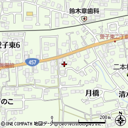 宮城県仙台市青葉区下愛子月橋26周辺の地図