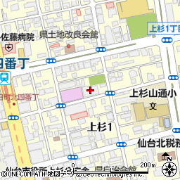宮城県商工振興センター周辺の地図