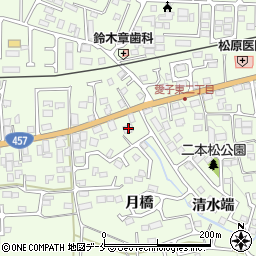 宮城県仙台市青葉区下愛子月橋9周辺の地図