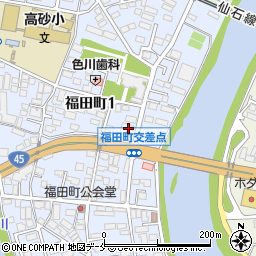 ラブリハイツ仙台福田町管理組合周辺の地図