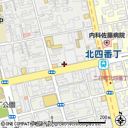 ニッポンレンタカー仙台北四番丁営業所周辺の地図
