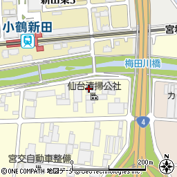 仙台清掃公社　環境計量センター周辺の地図