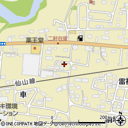 宮城県仙台市青葉区上愛子車47周辺の地図