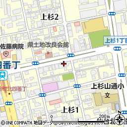 仙台ホサナ教会周辺の地図