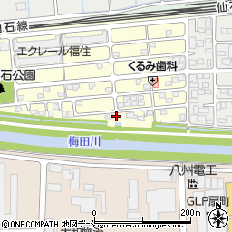 仙石南公園周辺の地図