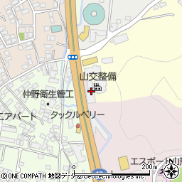 山交バス株式会社　中央整備工場周辺の地図