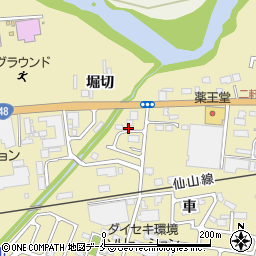宮城県仙台市青葉区上愛子車6周辺の地図