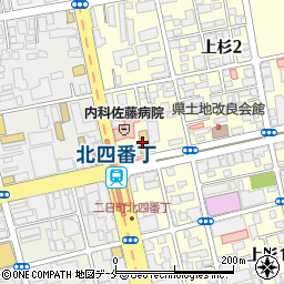 デイリーヤマザキ仙台上杉２丁目店周辺の地図