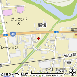 宮城県仙台市青葉区上愛子堀切周辺の地図
