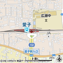 宮城県仙台市青葉区周辺の地図