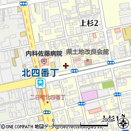 宮城県酒造組合周辺の地図