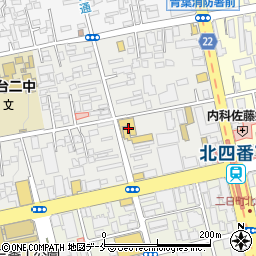 フォーラム仙台周辺の地図