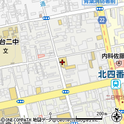 フォーラム仙台周辺の地図