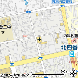 株式会社カチタス仙台店周辺の地図