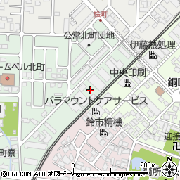 山形県山形市北町4丁目15周辺の地図