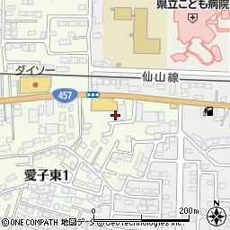 リフレ薬局　愛子店周辺の地図