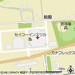 セイコーインスツル仙台事業所周辺の地図