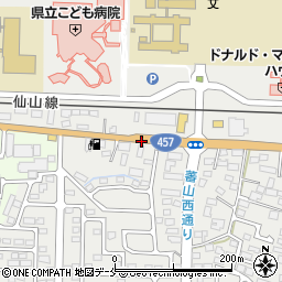 宮城広瀬高校こども病院前周辺の地図