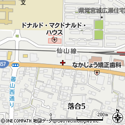 コマツレンタル仙台西店周辺の地図