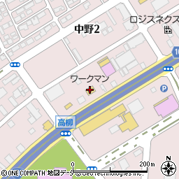 ワークマン仙台中野店周辺の地図