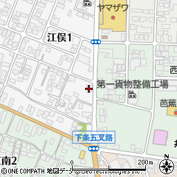 中華美食屋 江俣店周辺の地図