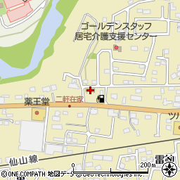 セブンイレブン仙台上愛子街道店周辺の地図