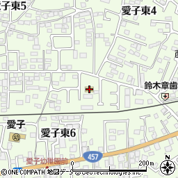 セブンイレブン仙台愛子東店周辺の地図