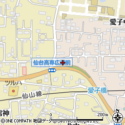 宮城県仙台市青葉区愛子中央5丁目14周辺の地図