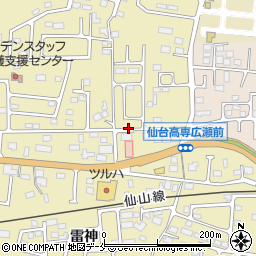 宮城県仙台市青葉区上愛子街道周辺の地図
