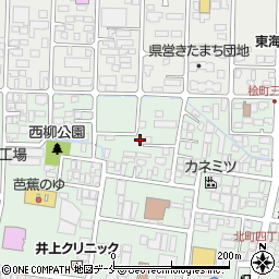 山形県山形市北町3丁目3周辺の地図