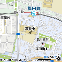 仙台市立高砂小学校周辺の地図