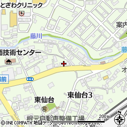 ピザーラ東仙台店周辺の地図