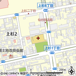 ヨークベニマル仙台上杉店周辺の地図