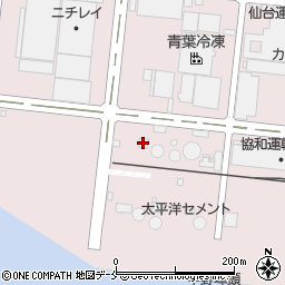 住友大阪セメント仙台港ＳＳ周辺の地図