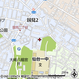 国見ヒルズ三番館周辺の地図