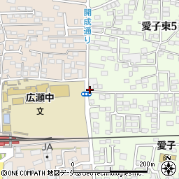 広瀬中学校前周辺の地図