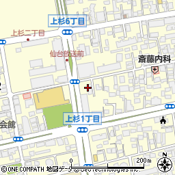 株式会社廣建　仙台サービスセンター周辺の地図