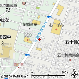 山形銀行鈴川支店周辺の地図