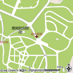 給水塔前周辺の地図