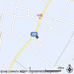 新潟県村上市中原2188周辺の地図