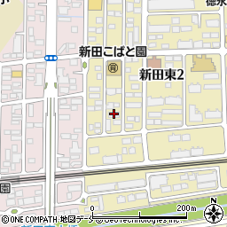コンフォーティア新田東周辺の地図