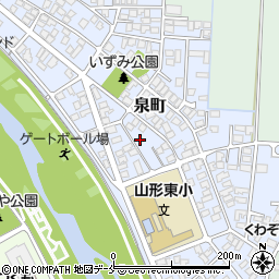 〒990-0068 山形県山形市泉町の地図