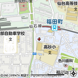 セブンイレブン仙台福田町１丁目店周辺の地図