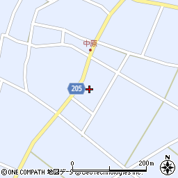 新潟県村上市中原2189-1周辺の地図