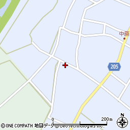 新潟県村上市中原1703周辺の地図
