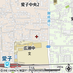 宮城県仙台市青葉区愛子中央2丁目2-23周辺の地図