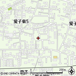 セレーネ愛子周辺の地図